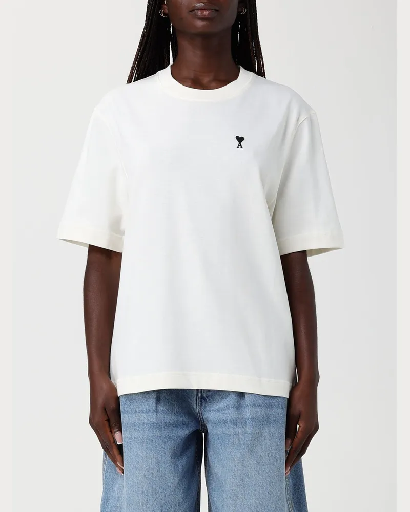 AMI Paris T-shirt damen Weiß