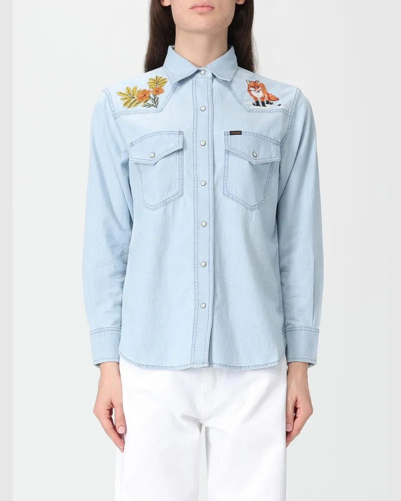 Filson Hemdbluse damen Blau