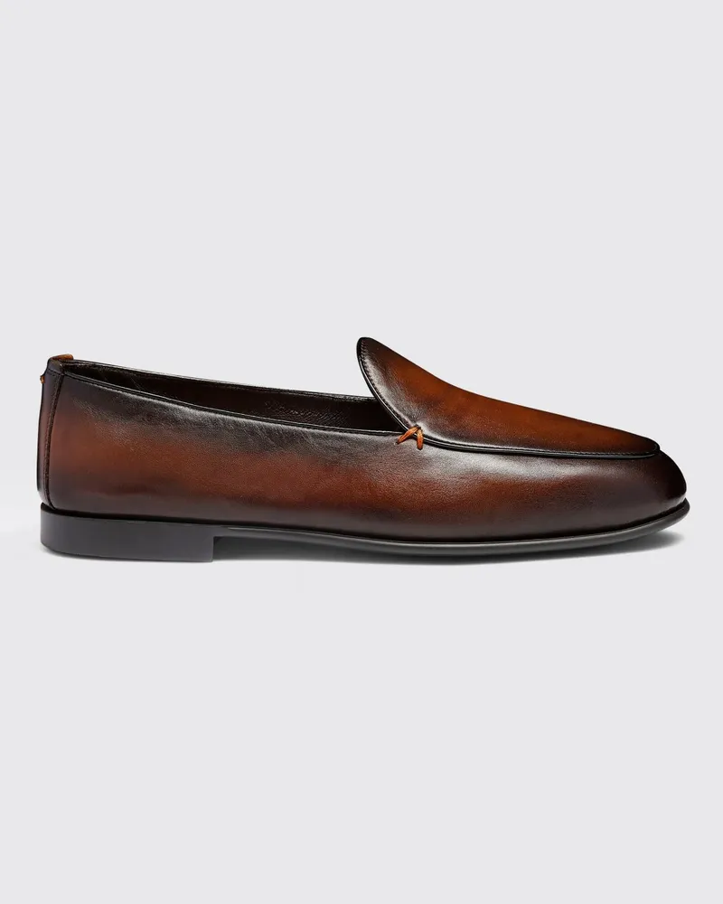 Santoni Mokassins herren Braun