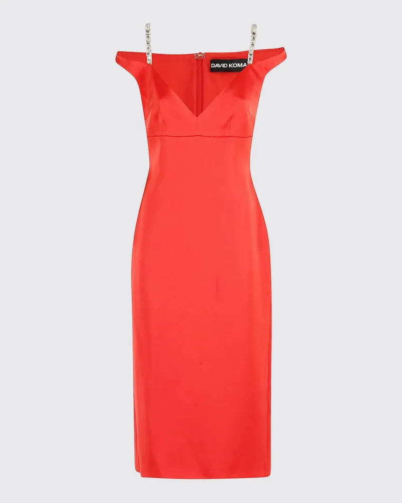 David Koma Kleider damen Rot