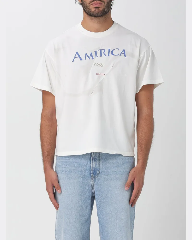 RECTO T-shirt herren Weiß