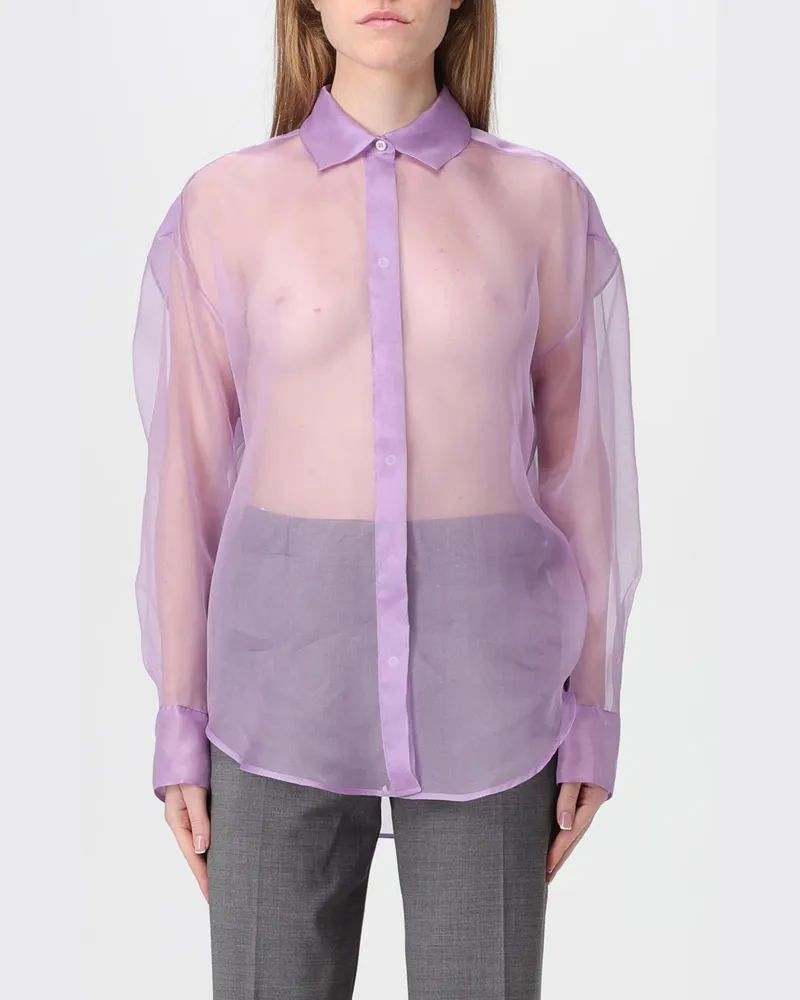 MSGM Hemdbluse damen Violett