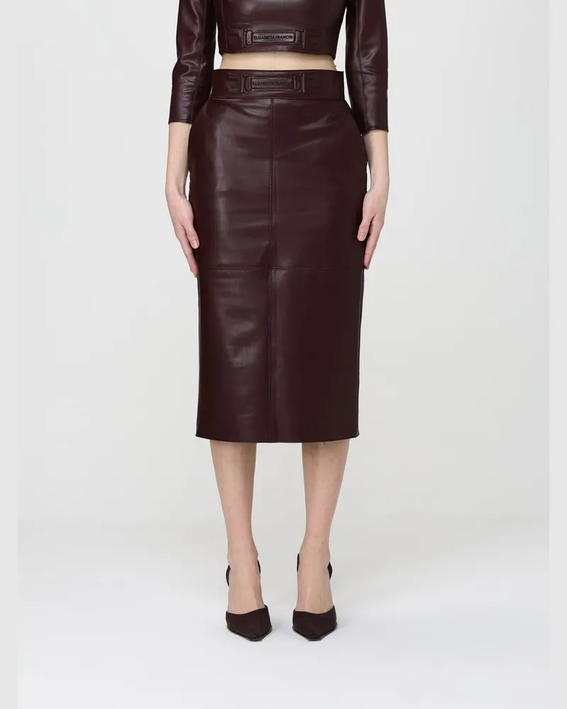 Elisabetta Franchi Rock damen Braun