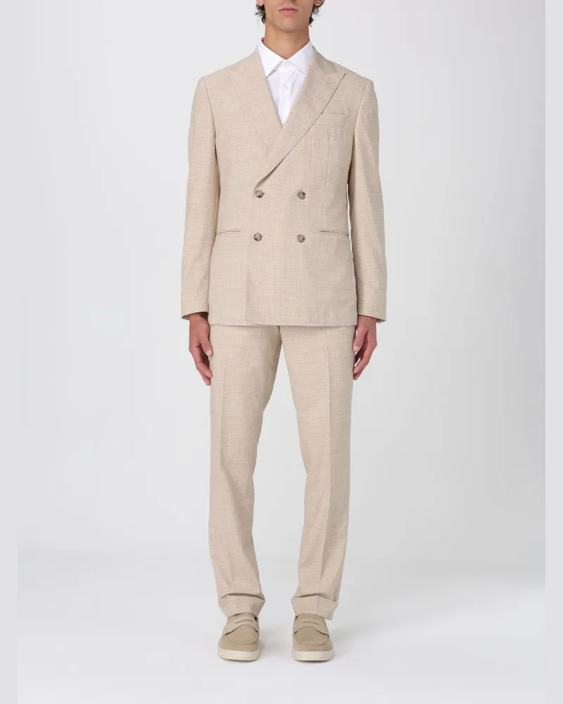 HUGO BOSS Anzug herren Beige