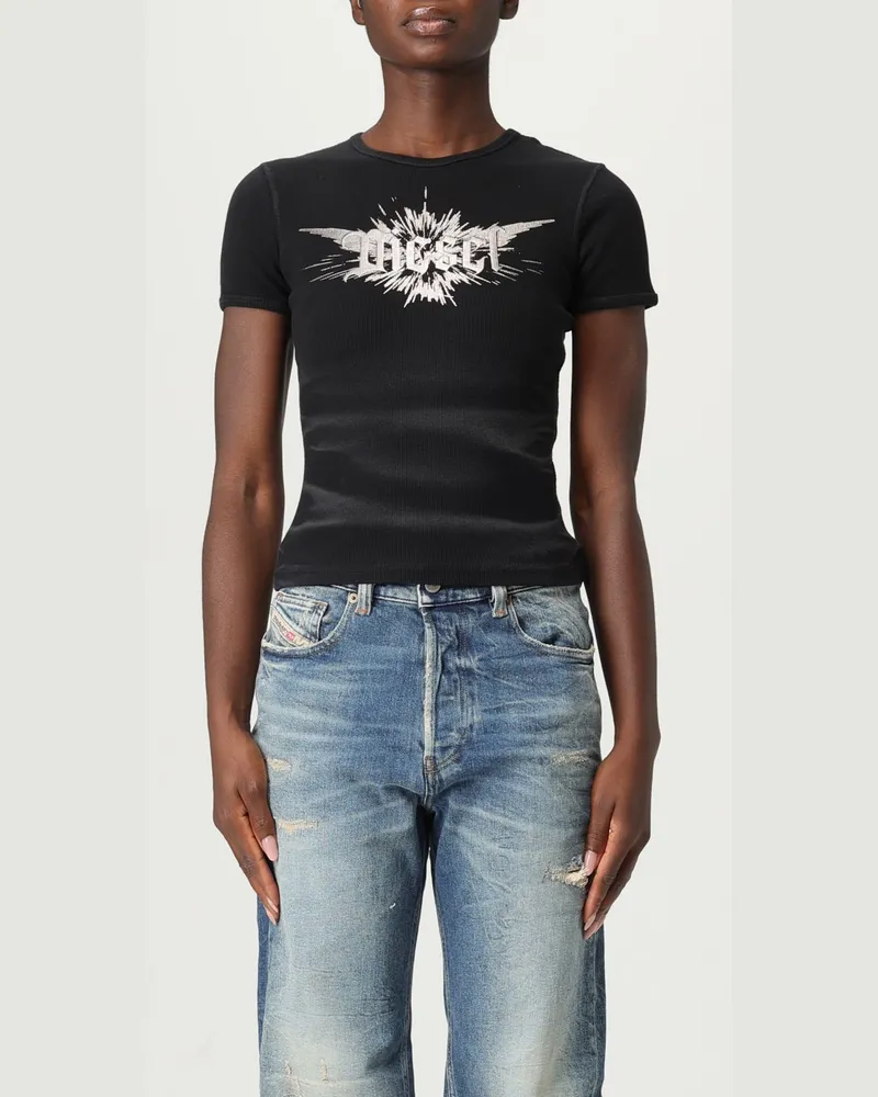 Diesel T-shirt damen Schwarz
