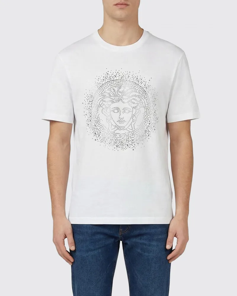 Versace T-shirt herren Weiß