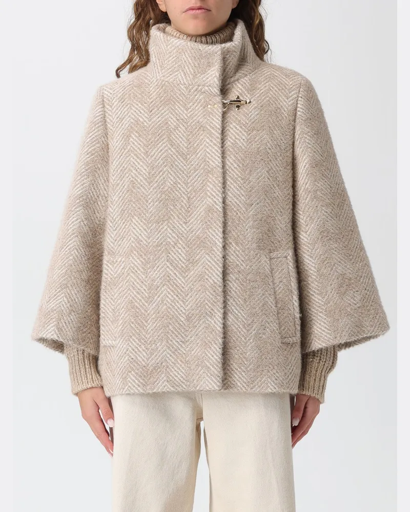 Fay Mantel damen Beige