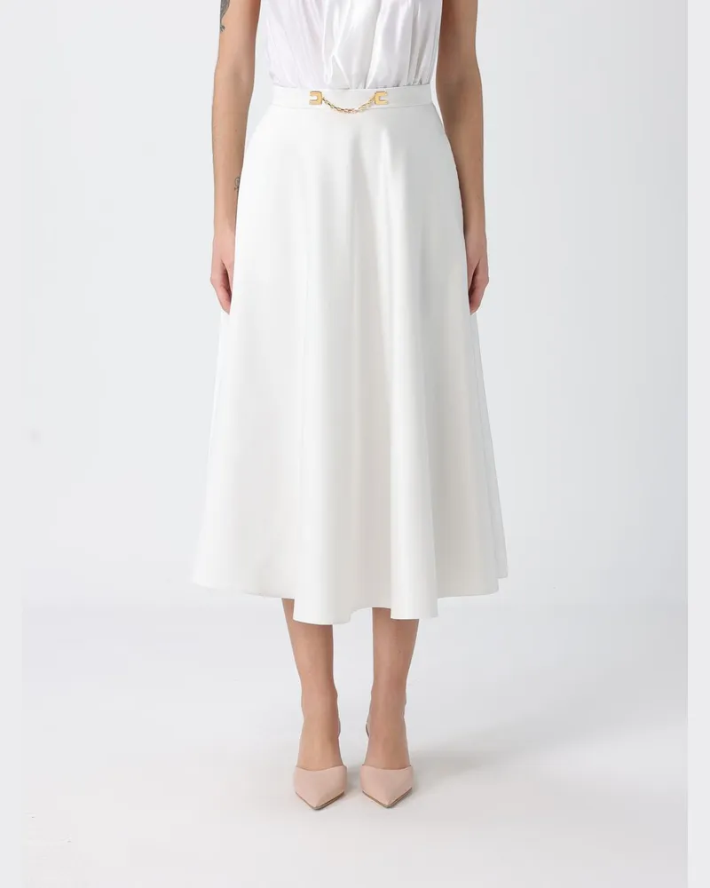 Elisabetta Franchi Rock damen Weiß