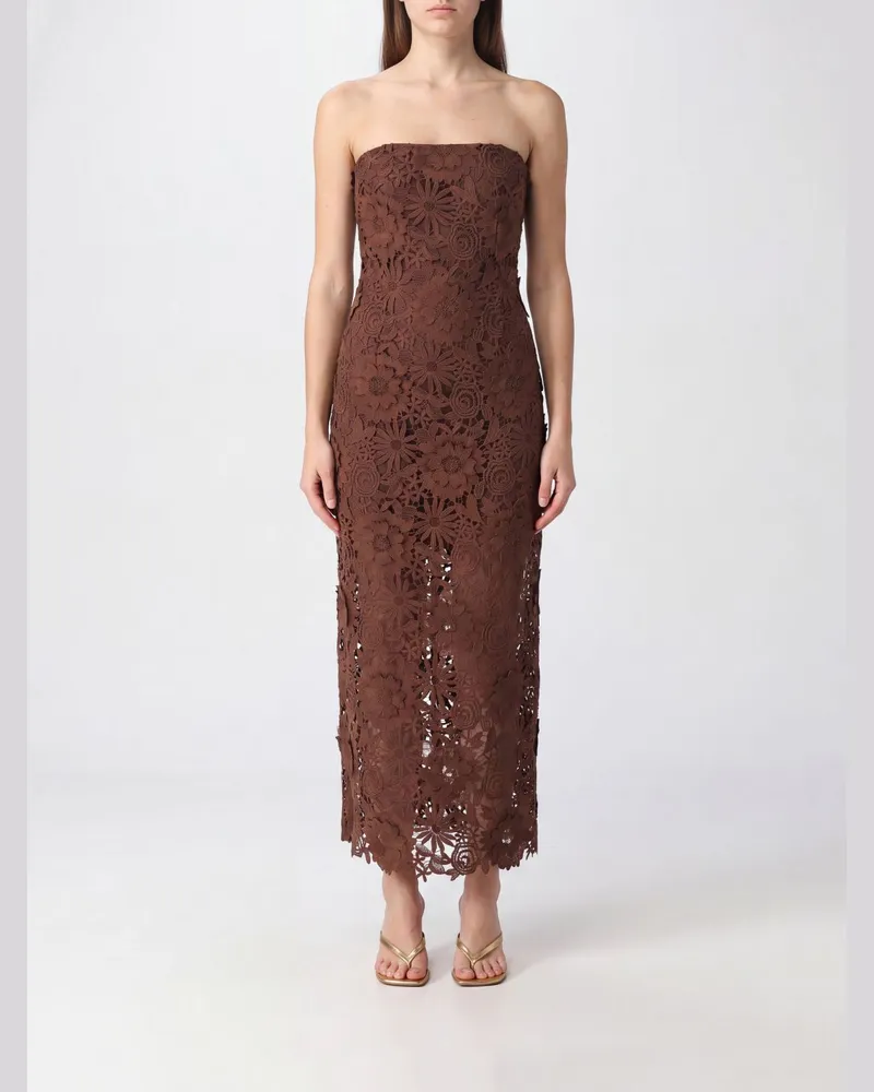 ROTATE Birger Christensen Kleid damen Braun