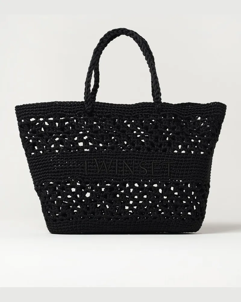 Twin-Set Schultertasche damen Schwarz