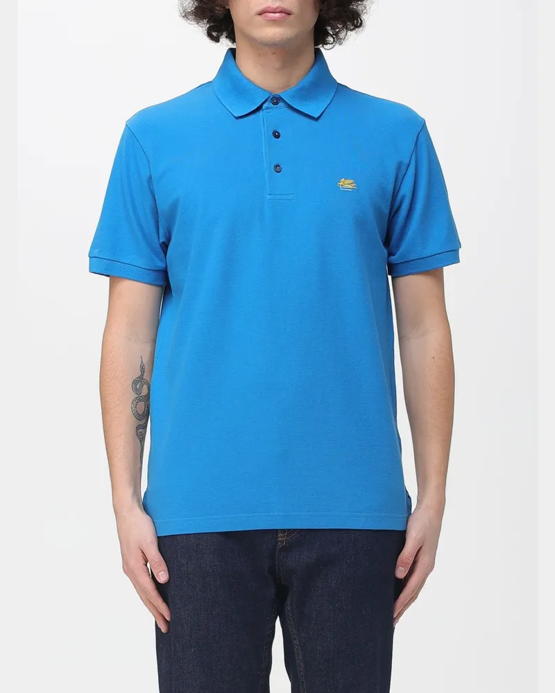 Etro Polo herren Blau