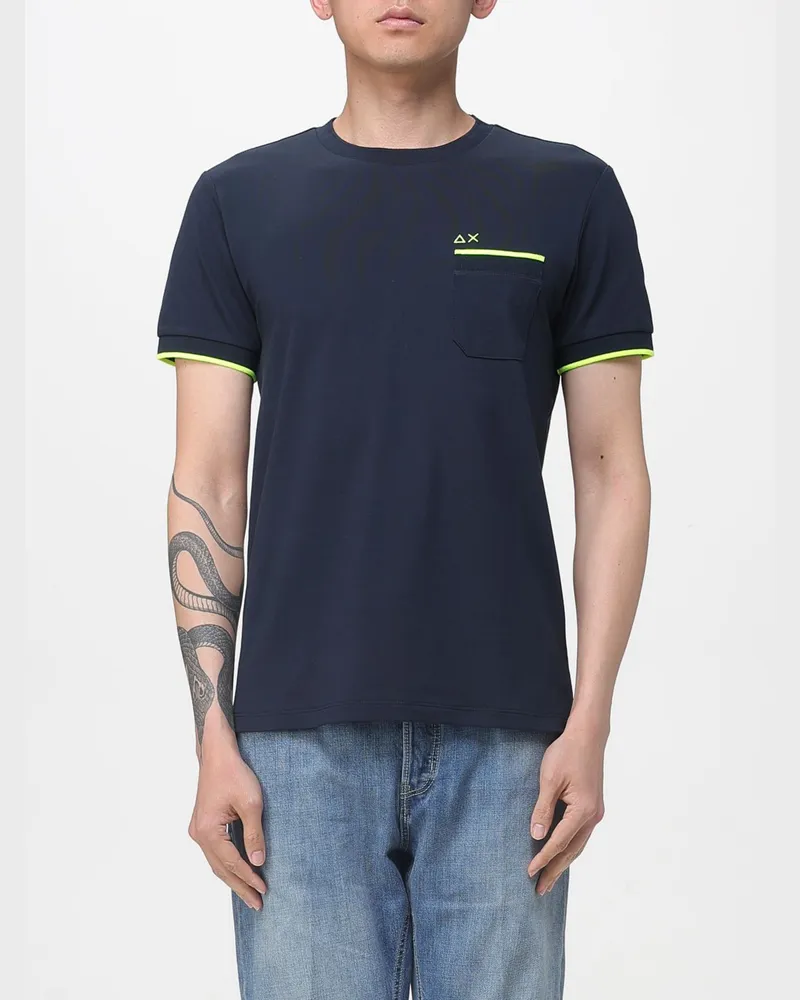 Sun68 T-shirt herren Navy