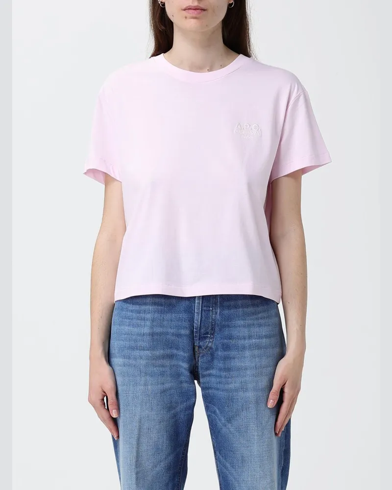 A.P.C. T-shirt damen Pink