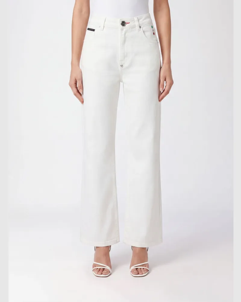 Philipp Plein Jeans damen Weiß