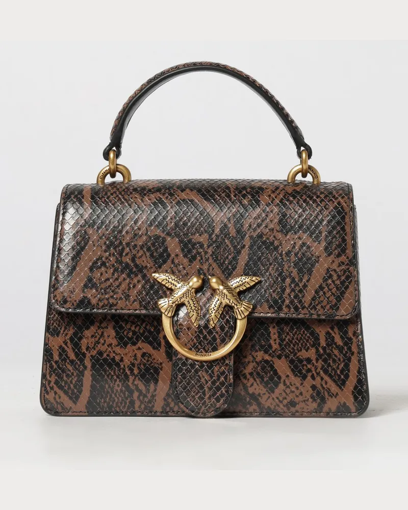 Pinko Umhängetasche damen Grau