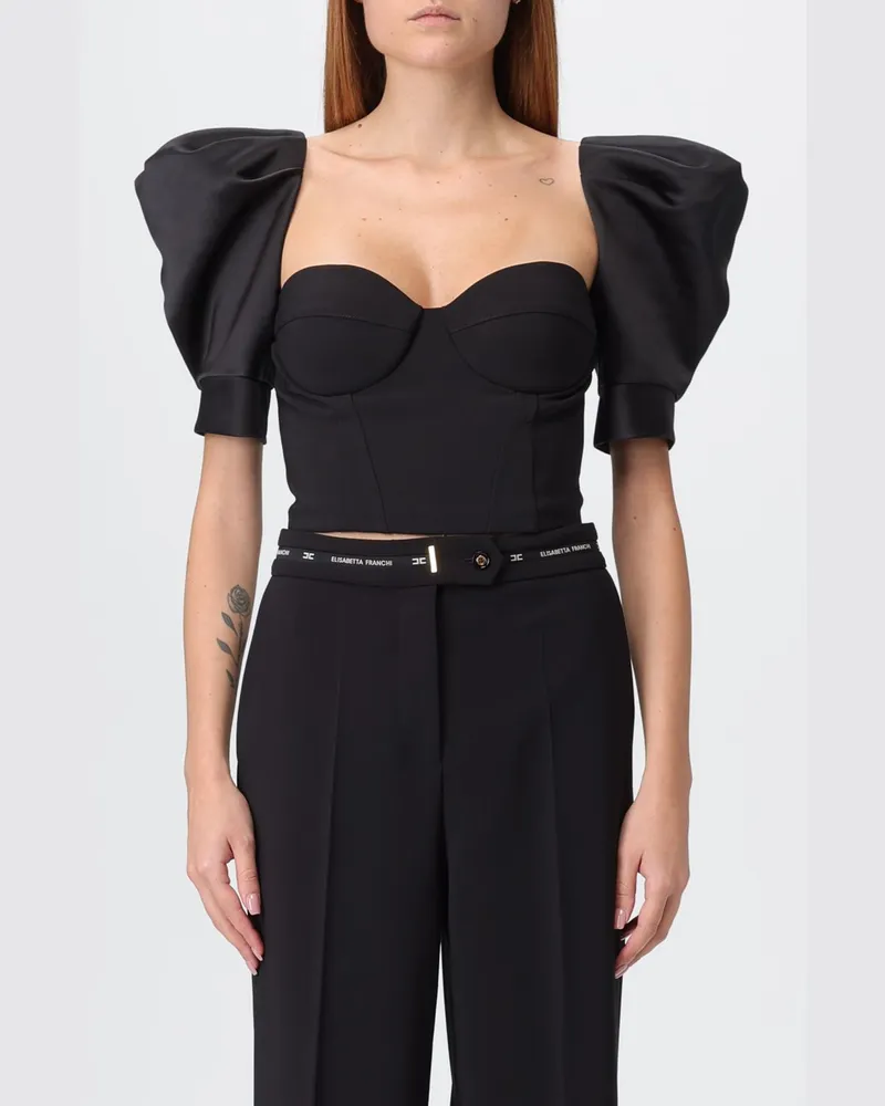 Elisabetta Franchi Top damen Schwarz