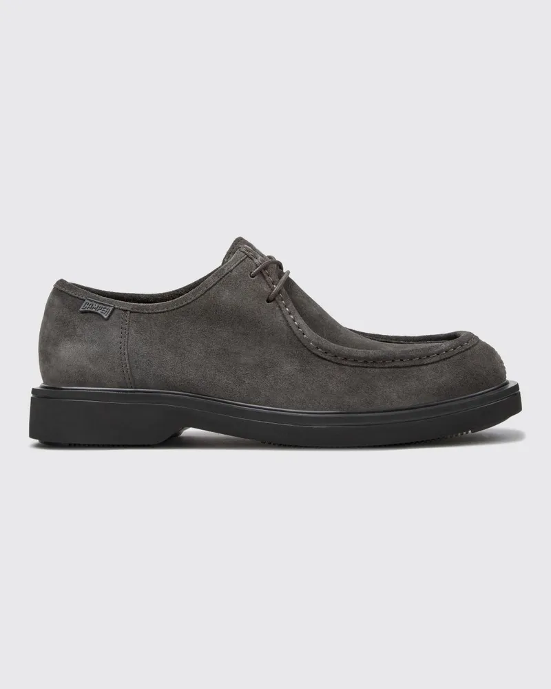 Camper Norman Derby-Schuhe aus Wildleder mit XL Extralight®-Sohle Grau