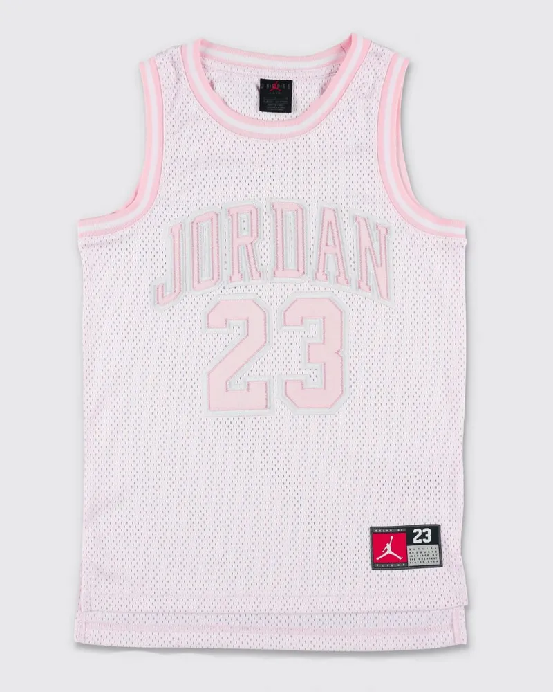 Nike Ärmelloses bedrucktes Tanktop für Jungen aus Polyester mit Logo Pink