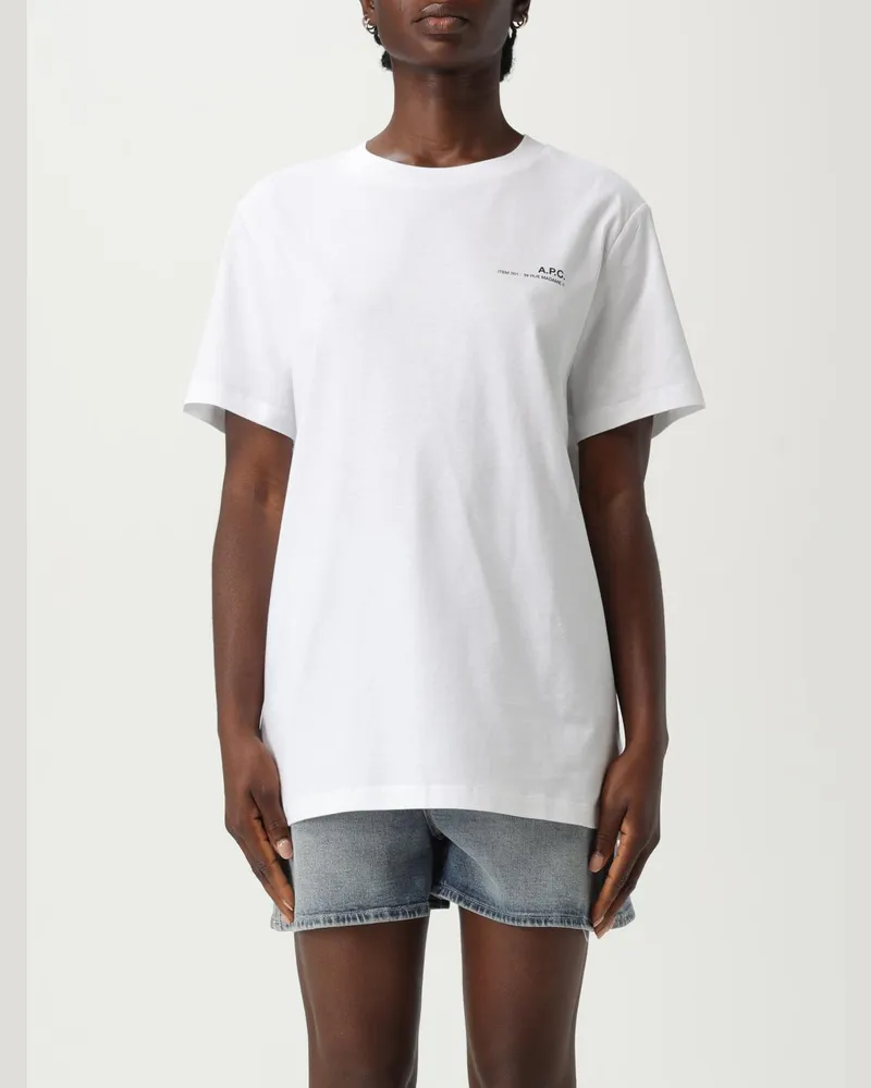 A.P.C. T-shirt damen Weiß