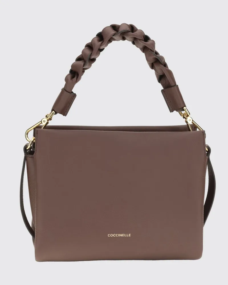 Coccinelle Schultertasche damen Burgunderrot