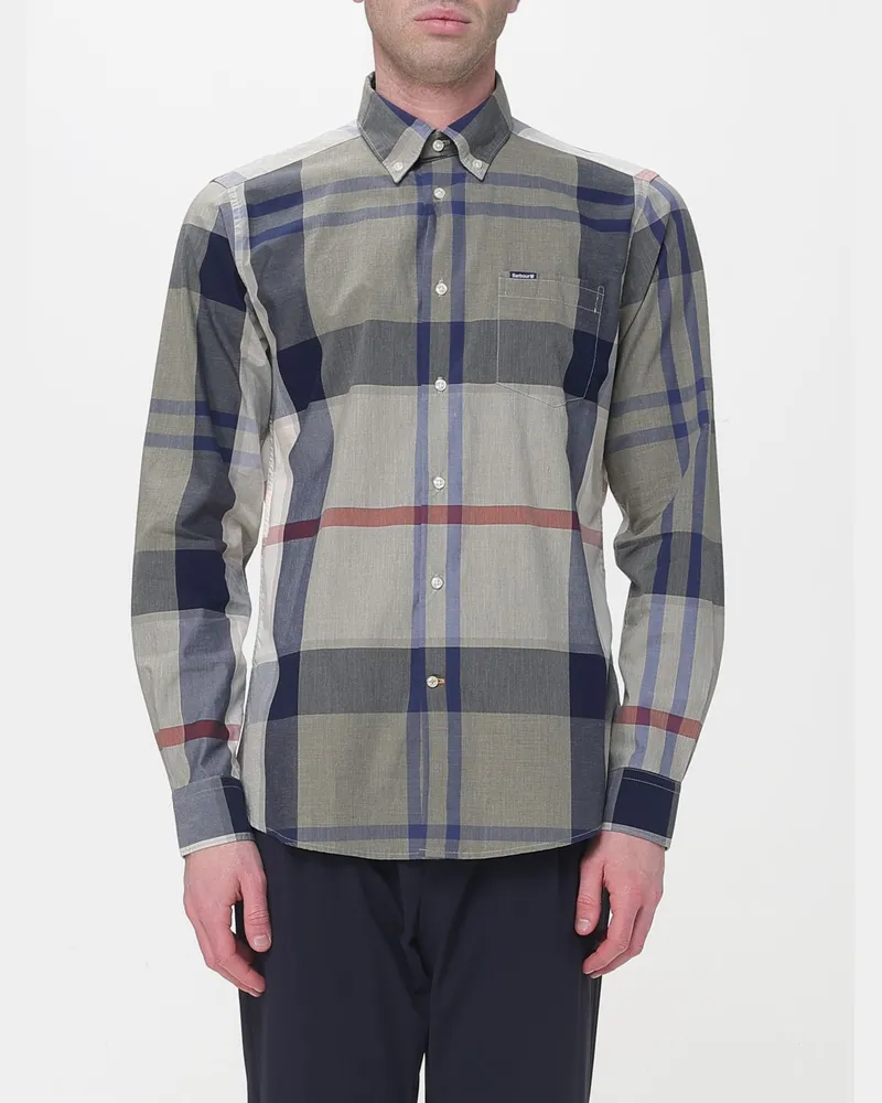 Barbour Hemd herren Grün
