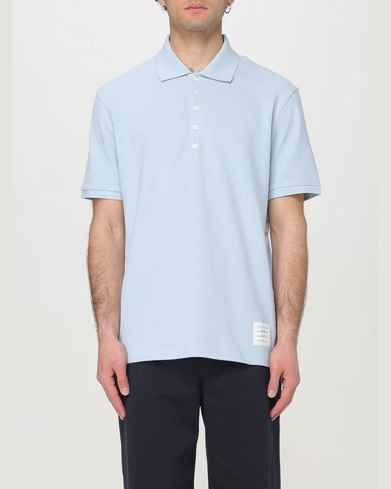 Thom Browne Polo herren Hellblau