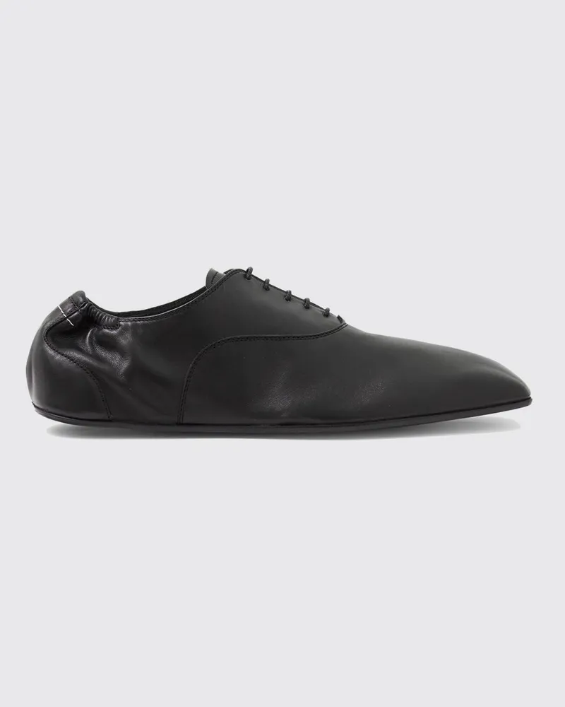Maison Margiela Oxford-Schuhe aus Lammleder mit eckiger Kappe Schwarz