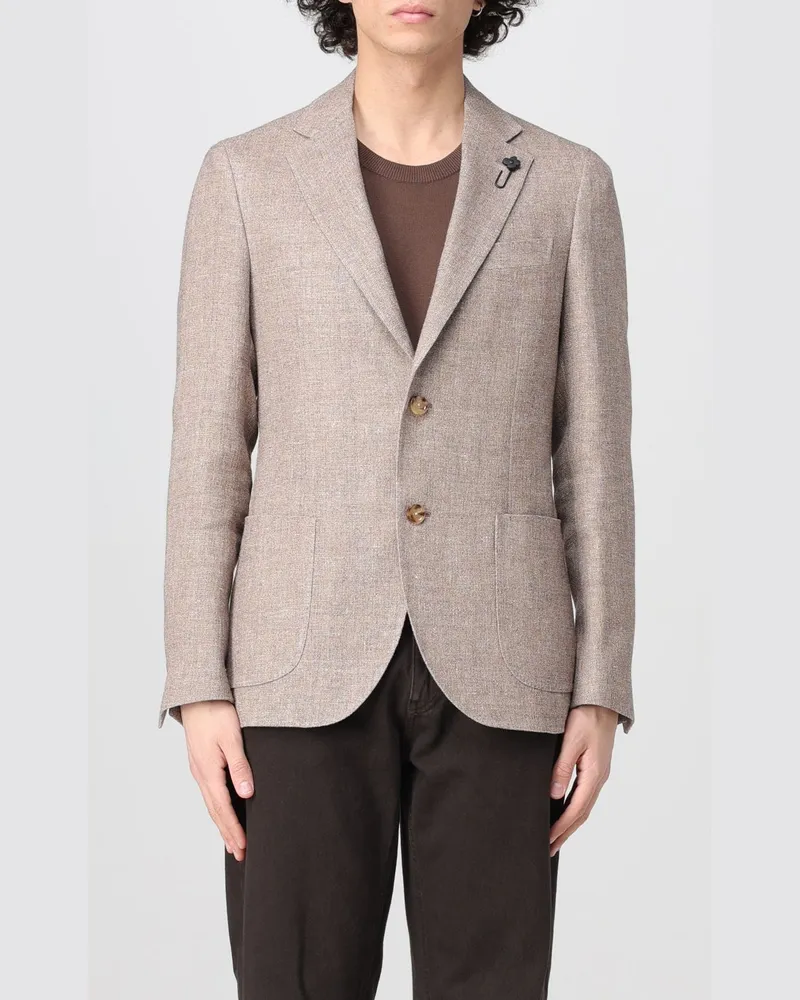 LARDINI Jacke herren Tabak
