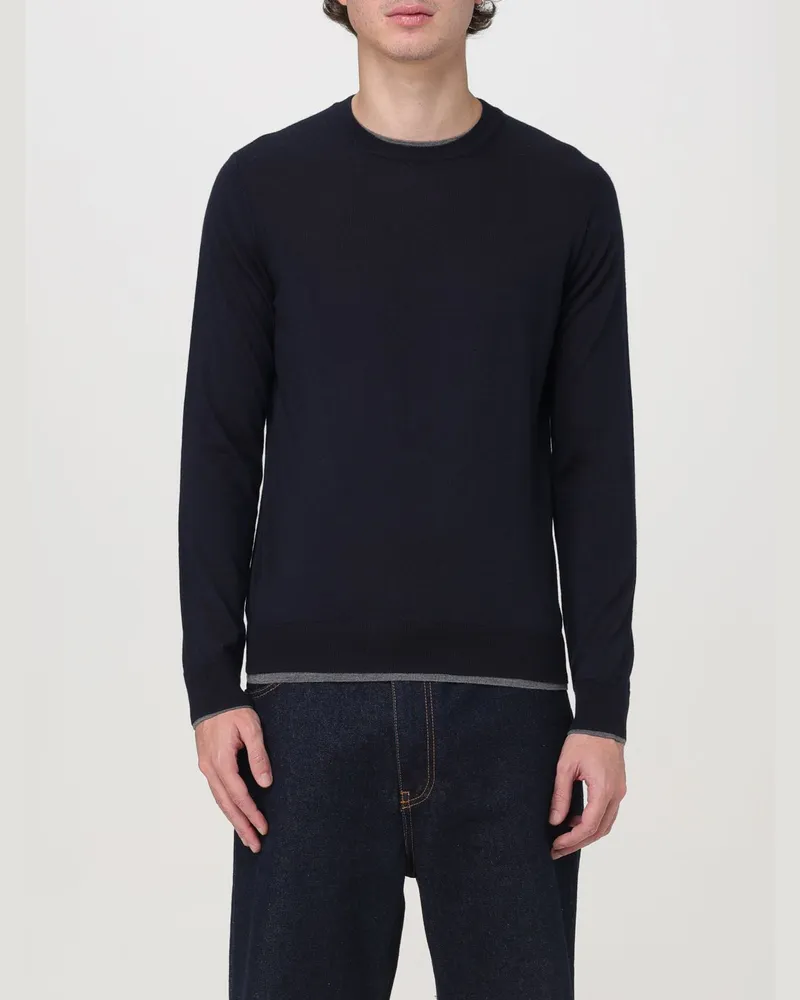 Paolo Pecora Milano Pullover herren Blau