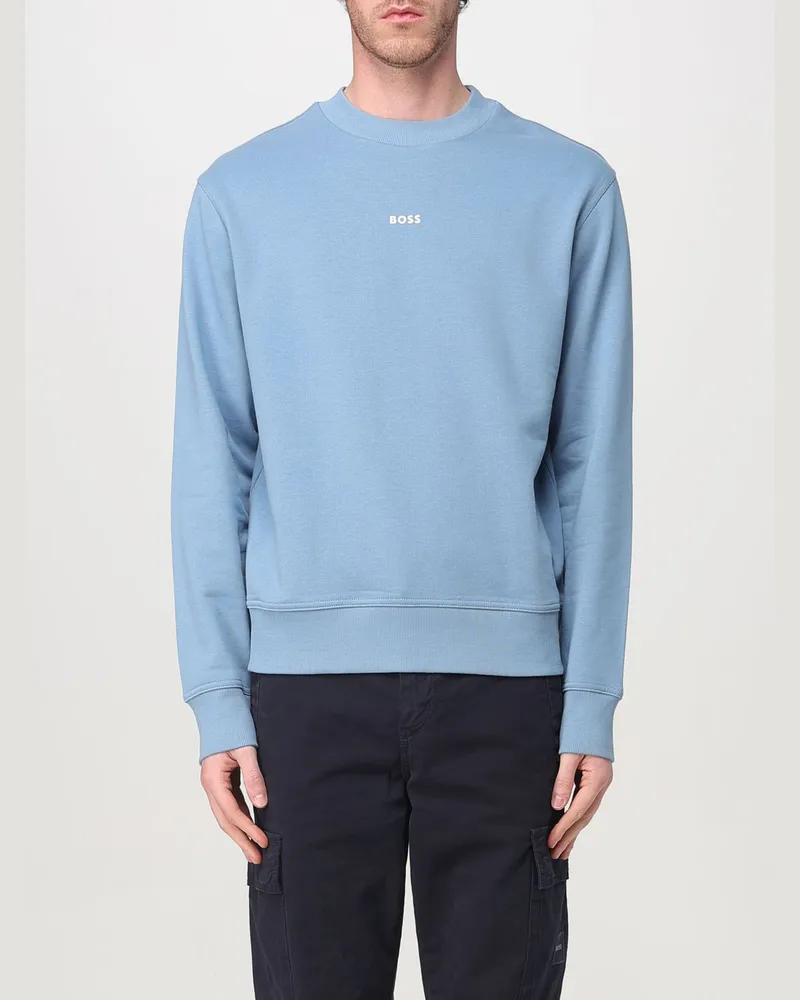 HUGO BOSS Sweatshirt herren Blau