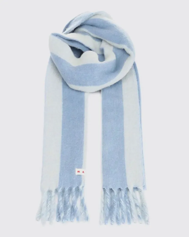 Marni Schal damen Hellblau