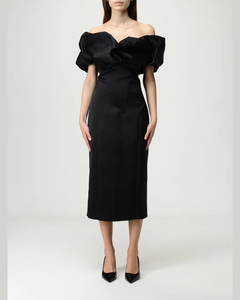 Elisabetta Franchi Kleider damen Schwarz