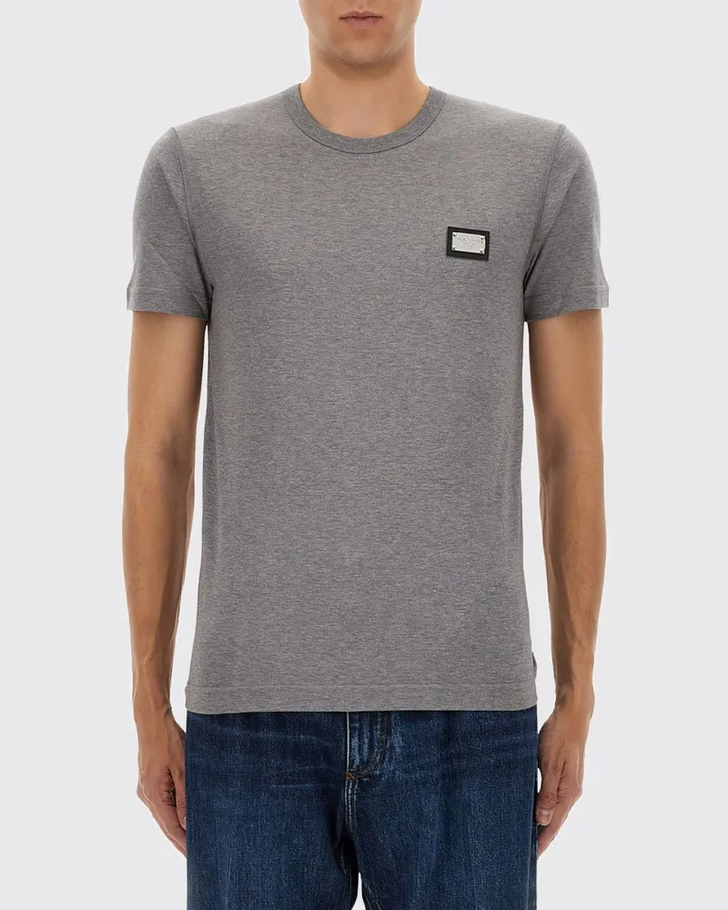 Dolce & Gabbana T-shirt herren Dolce & Gabbana Grau