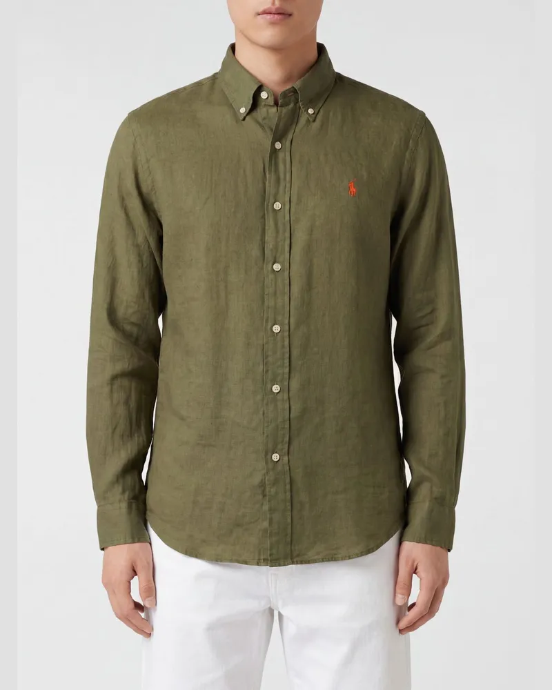 Ralph Lauren Leinenhemd Grün