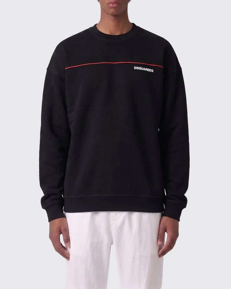Dsquared2 Sweatshirt herren Schwarz