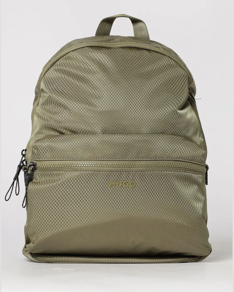 HUGO BOSS Nylon-Rucksack Grün