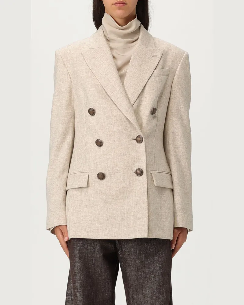 Brunello Cucinelli Blazer damen Beige