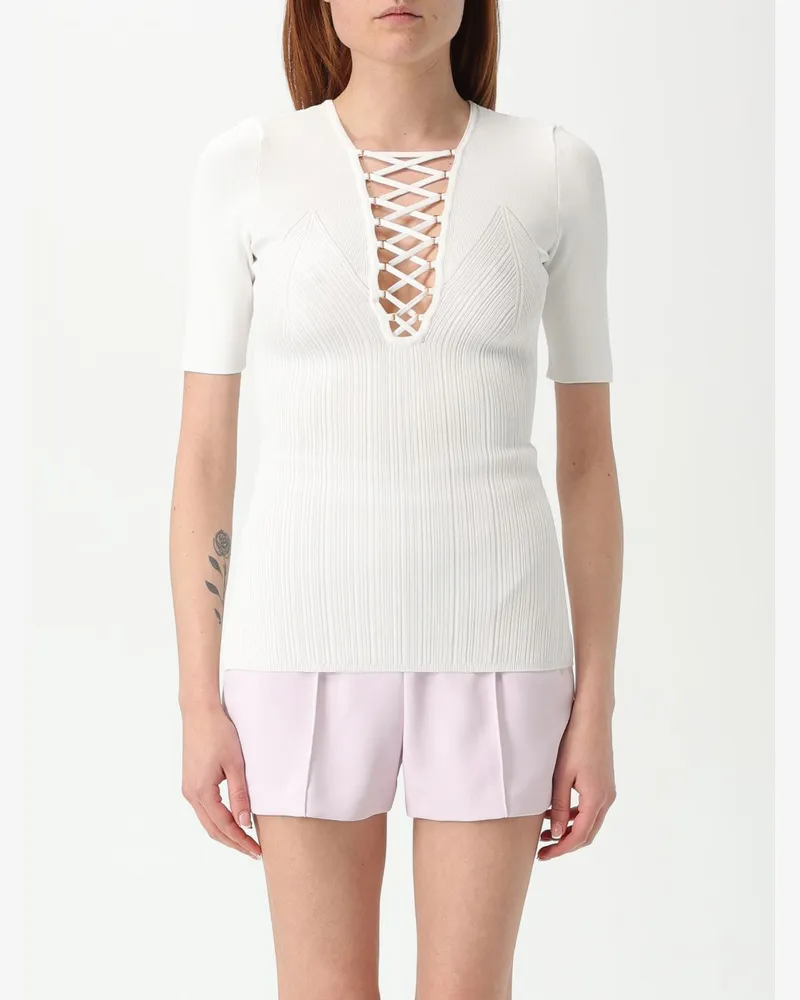 Elisabetta Franchi Pullover damen Weiß