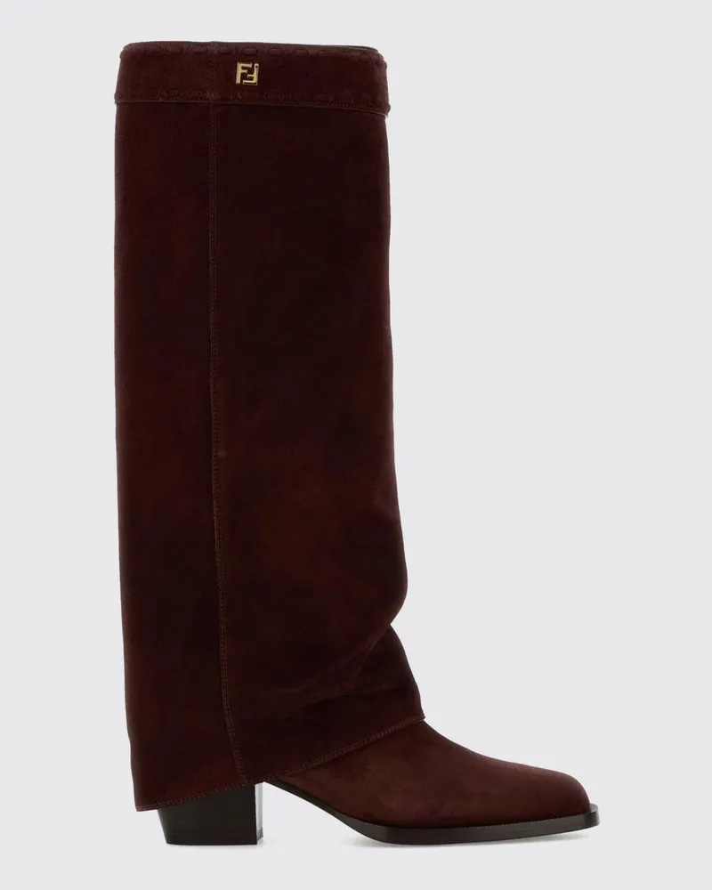 Fendi Stiefel damen Weinrot