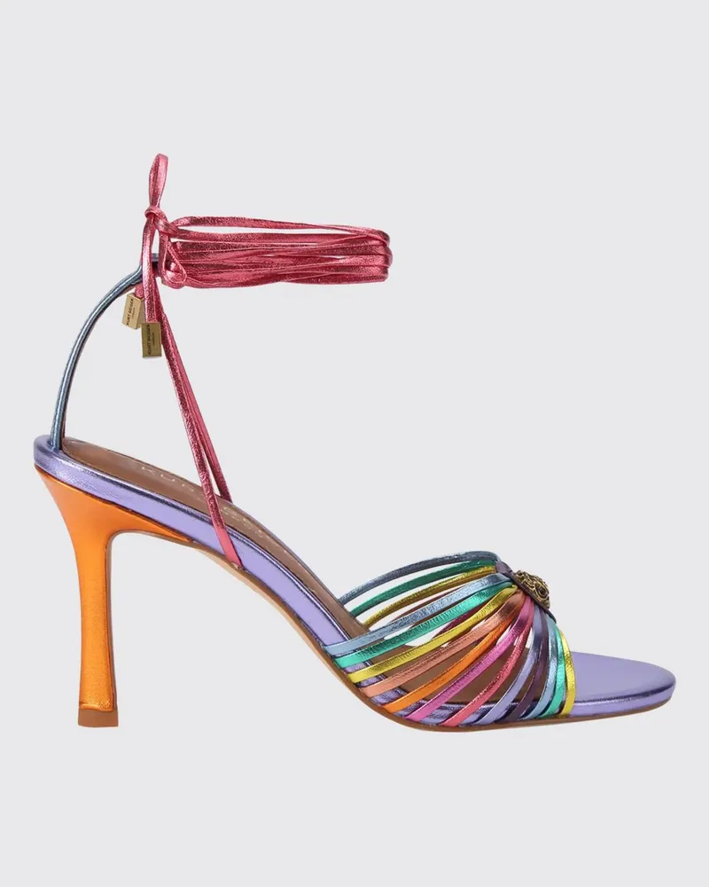 Kurt Geiger Mehrfarbige Leder-Sandalen Bunt