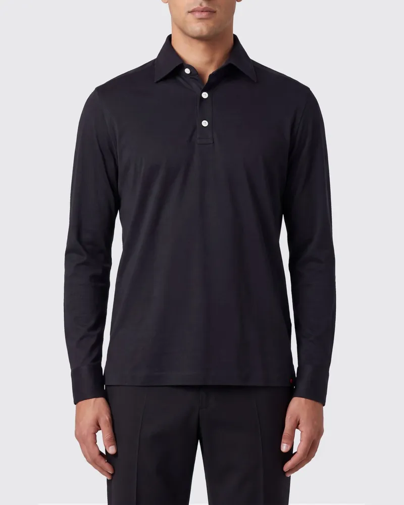 Kiton Polohemd aus Baumwolle Blau