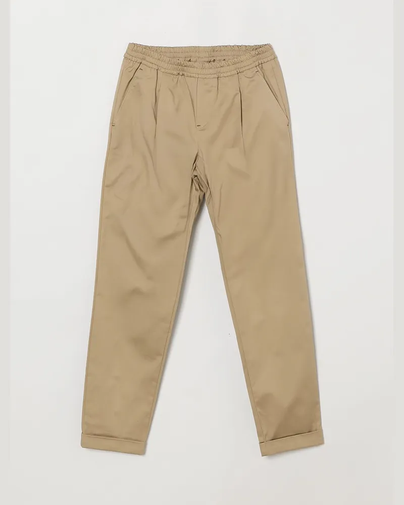 Dondup Slim Fit Stretch-Baumwollhose Sand