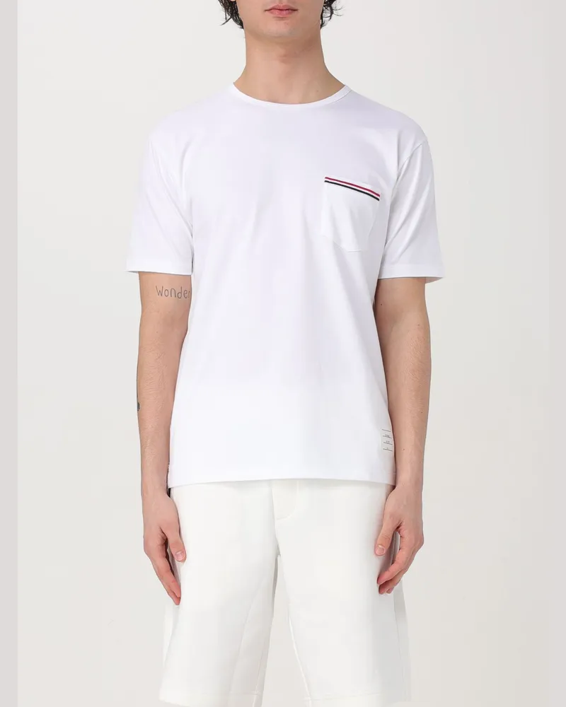 Thom Browne T-shirt herren Weiß