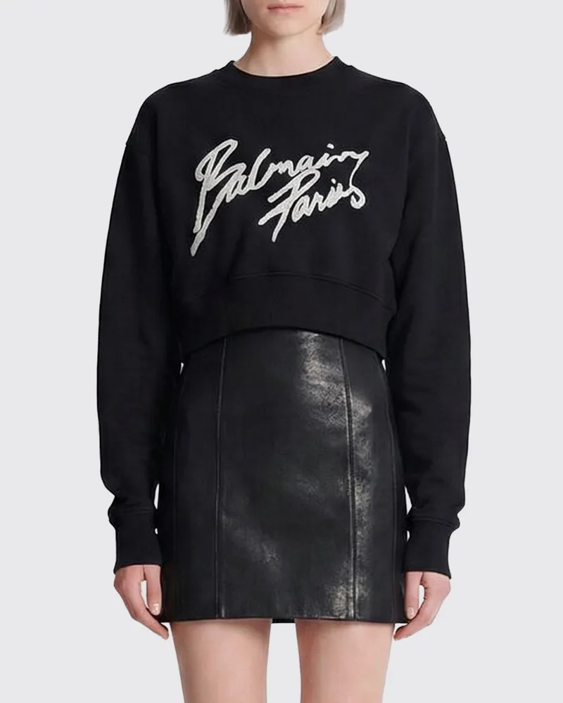 Balmain Sweatshirt damen Schwarz