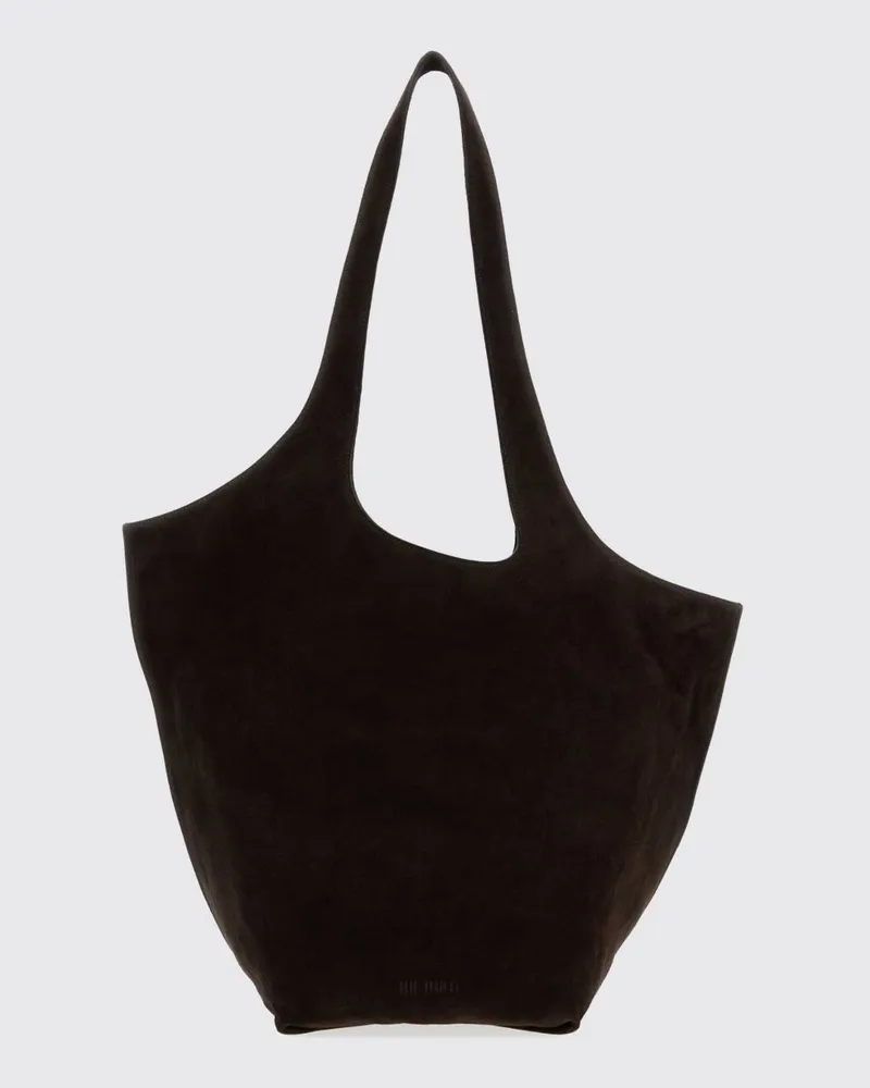 ATTICO La Scoop Schultertasche von aus Wildkalbsleder Braun