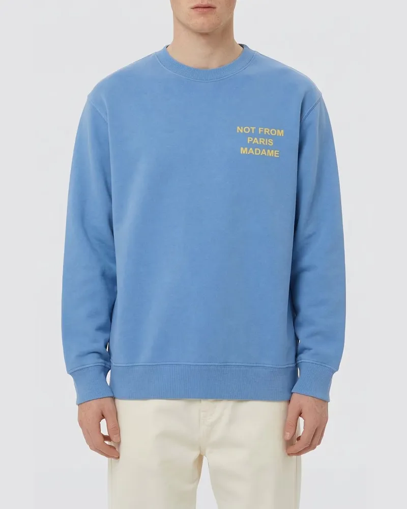 Drôle de Monsieur Sweatshirt herren Blau