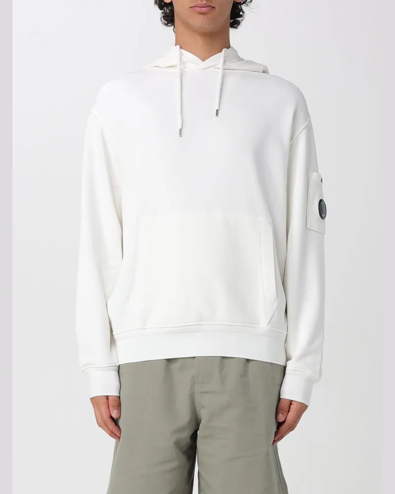 C.P. Company Kapuzenpullover aus Baumwolle Weiß