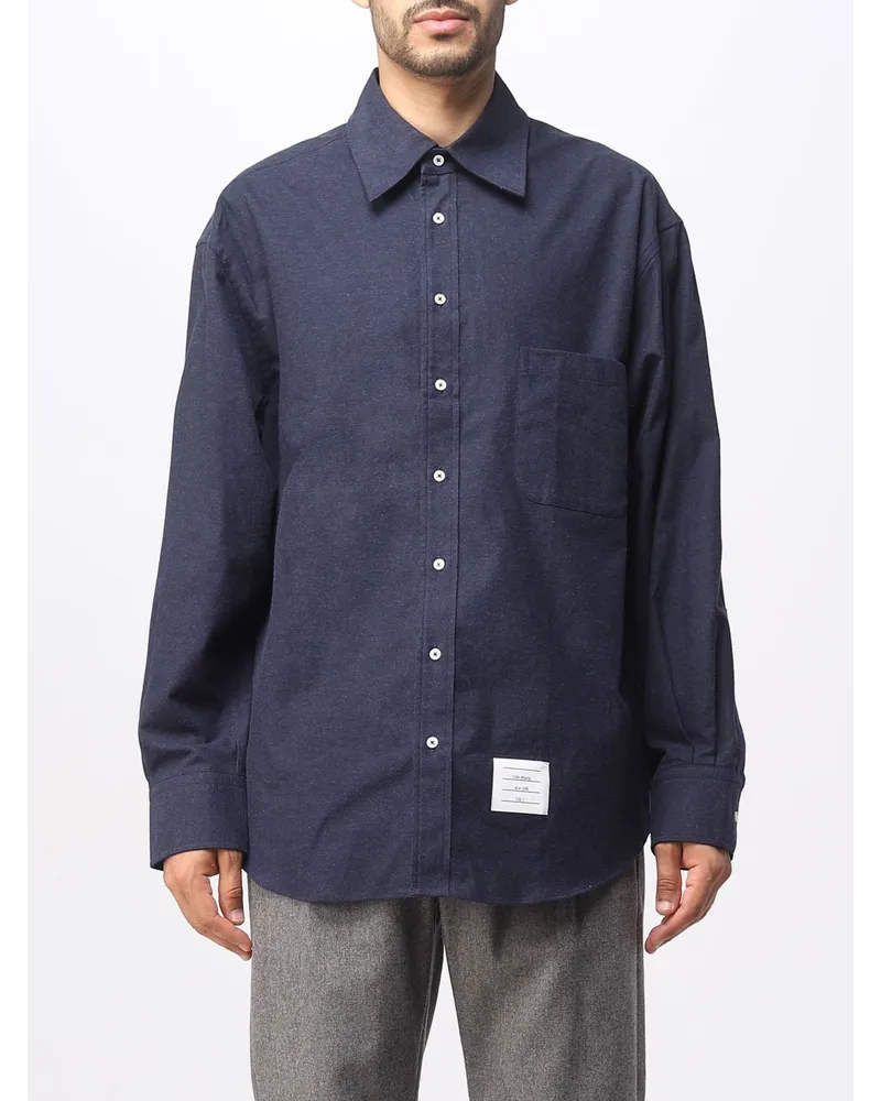 Thom Browne Hemd herren Blau