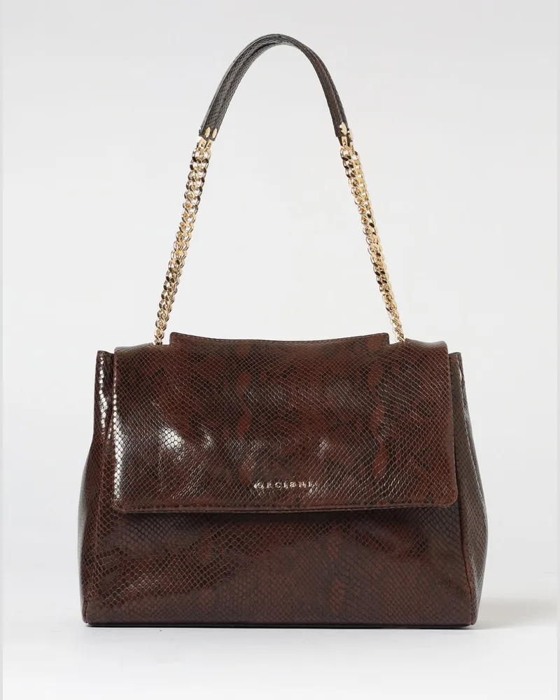 Orciani Schultertasche damen Kaffee