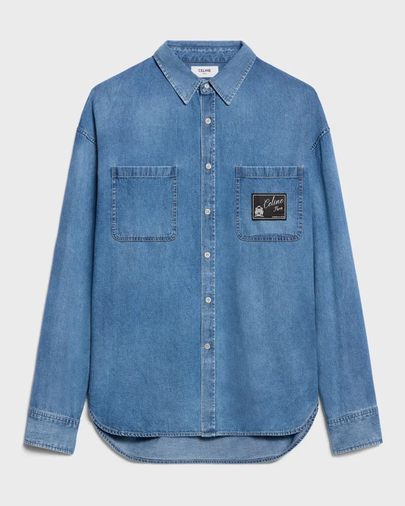 Celine Hemd herren Blau